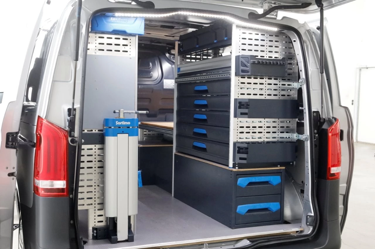 Mercedes-Benz Vito 2022 - 114 CDI 136pk Compact 9G Automaat 2x Schuifdeur/LED/Camera/Navi/Inrichting 05-2022 imagem 15