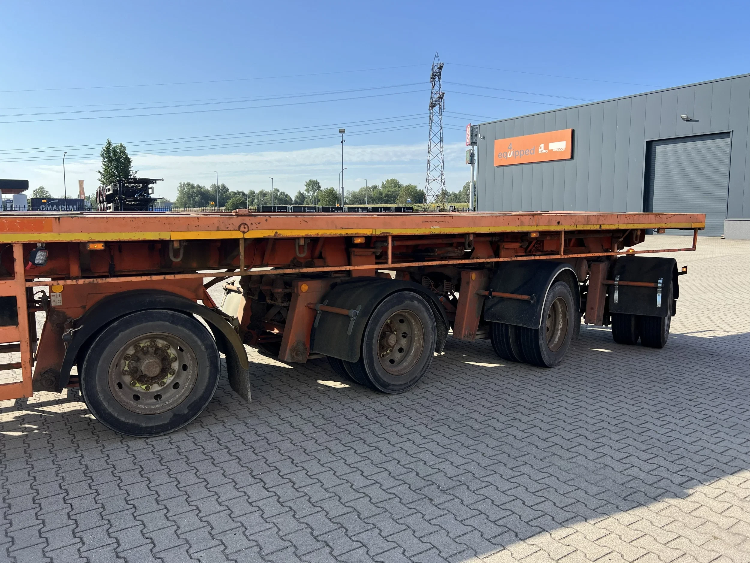 Nooteboom 1999 - OVB-73-04, 73 tons Ballast trailer, 4 axles, 3 hydraulic steering axles afbeelding 14