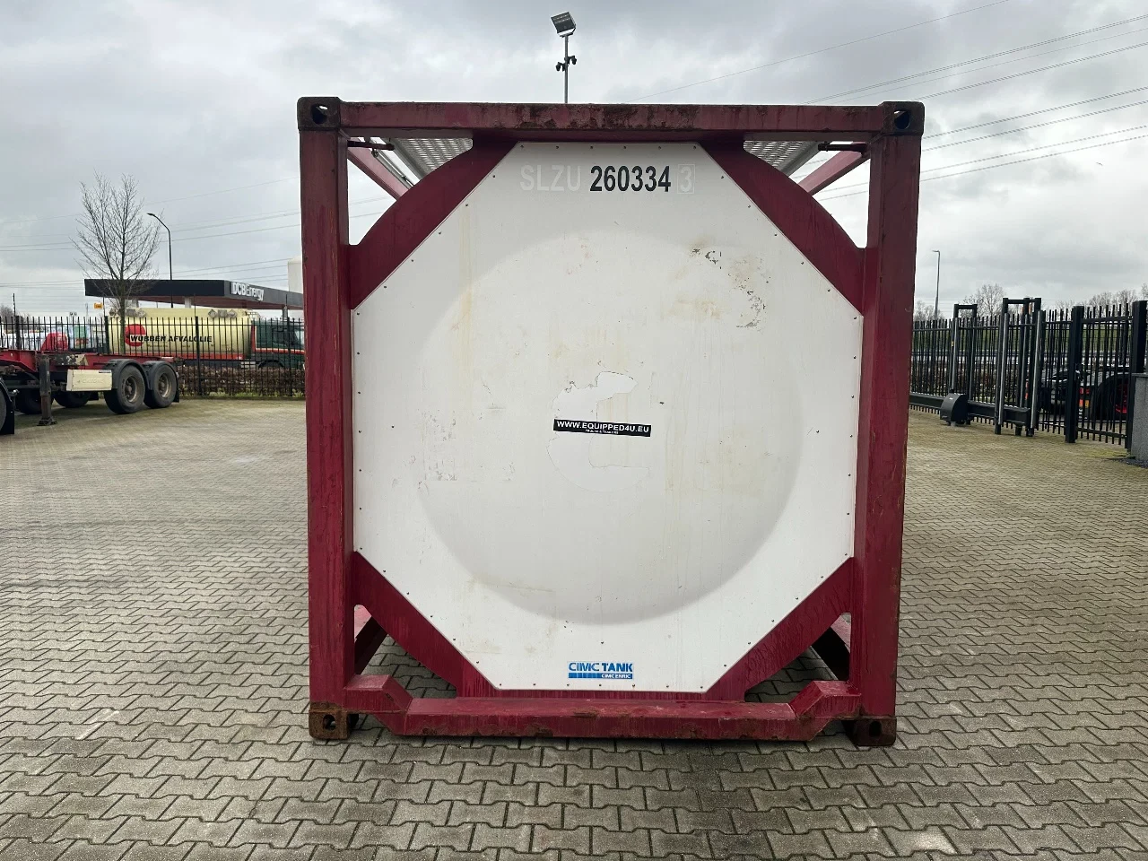 CIMC 2017 - FOOD 20FT ISO / 25.930L-1-COMP. / L4BN / UN Portable / T11 / 5Y - + CSC test: 04-2028 afbeelding 5