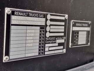 Renault C 2022 - 440 - 6x2*4 - HIAB X Pro 232 Crane - Meiler 3 seite kipper/Tipper - Retarder - Steering axle imagem 28