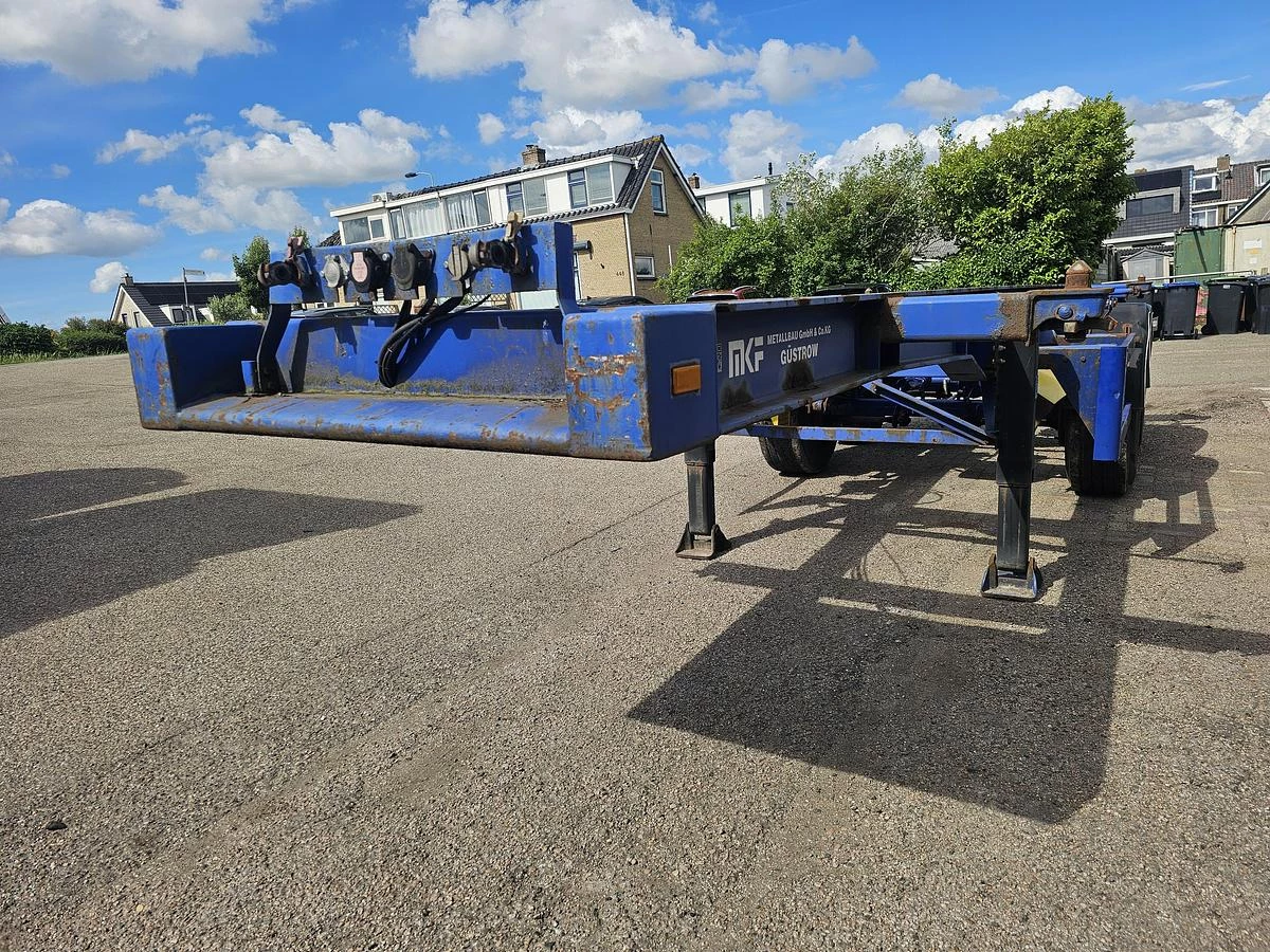 MKF METALLBAU CS 20 -20 FOOT- CONTAINER CHASSIS -HEAVY DUTY- BPW DRUM -STEEL SUSPENSION- GOOD QUALITY. 2007 obrázek 5