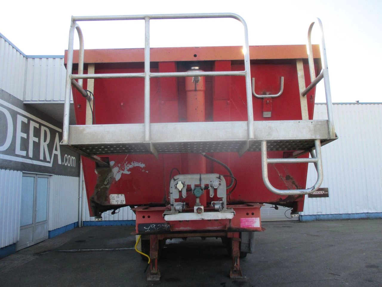 Kaiser 2008 - 2x Gigant Axles , Steel tipper trailer , Drum Brakes, Spring Suspension afbeelding 6