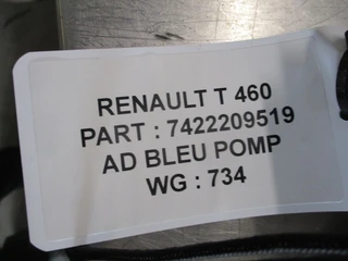 Renault - 7422209519 AD BLUE POMP RENAULT T 460 EURO 6 afbeelding 2 miniatuur