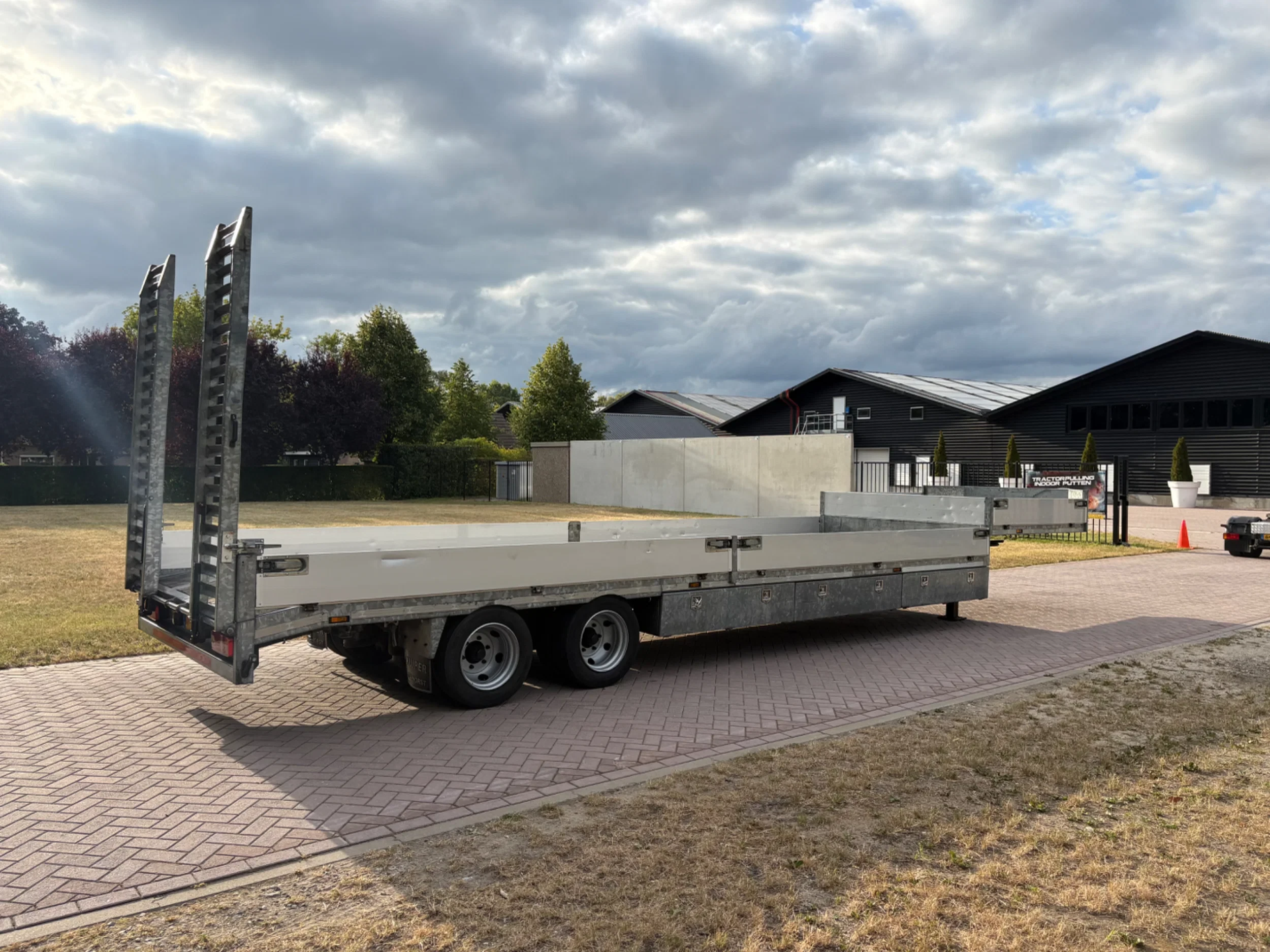 kuiper PLSD 2009 - oplegger semi dieplader 16 TON MET LUIKEN afbeelding 6