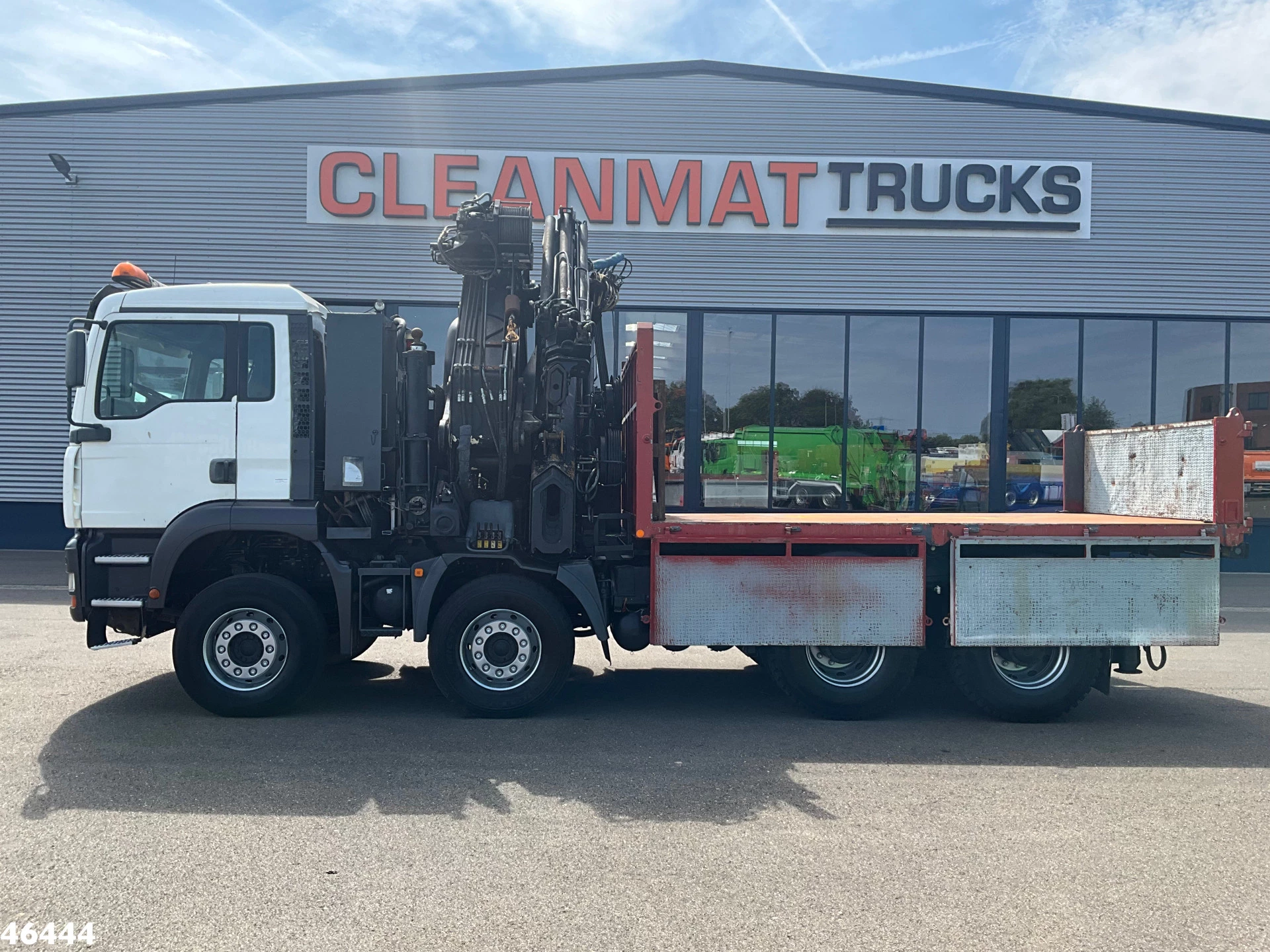 MAN TGA 2003 - 41.363 8x4 Manual Full steel Hiab 80 Tonmeter laadkraan + Fly-Jib obrázek 11