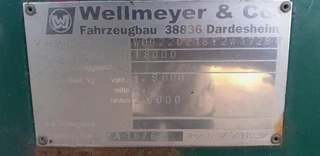Wellmeyer, Heinrich N/A 2000 - PA 18/65 2 As Vrachtwagen Aanhangwagen Open, WT-SF-75 obrazek 20