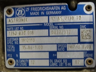 DAF N/A 2015 - ZF12AS 2130 TD imagem 2