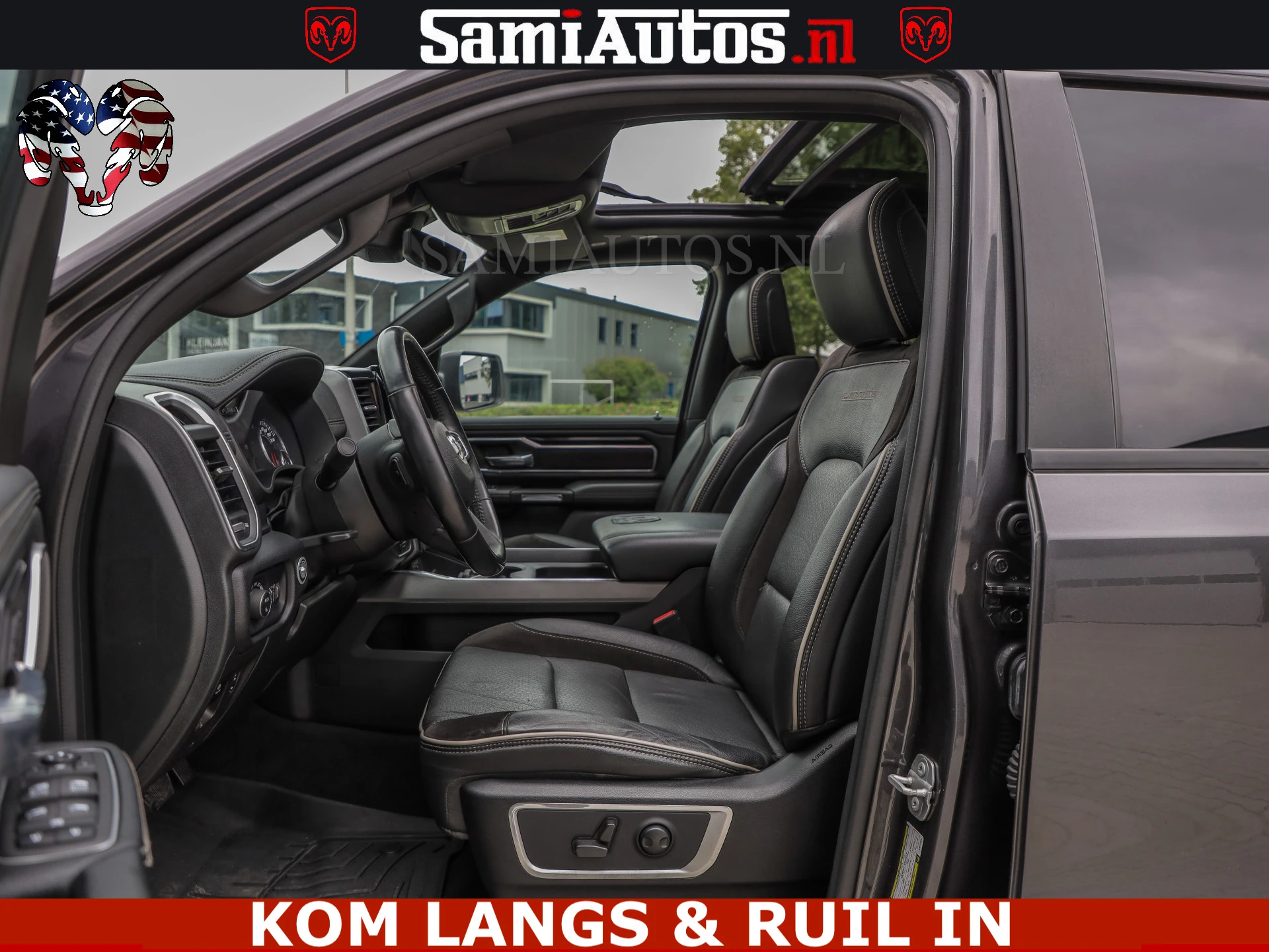 Dodge Ram Pick-Up 2023 - SPORT LARAMIE 5.7 V8 HEMI | LUCHTVERING | 2023 | PANODAK | GROOTSCHERM | DC | TOP KLEUR GRANITE | afbeelding 31
