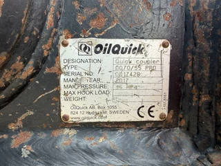 OilQuick N/A 2017 - OQ70/55 - 329D / 329E / 330F imagen 16