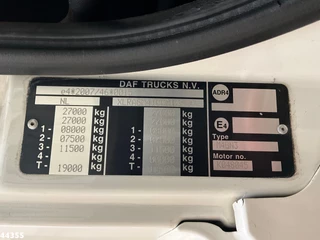 DAF FAG CF 330 Euro 6 Geesink/Van Schijndel 20m³ 2017 - N/A afbeelding 23