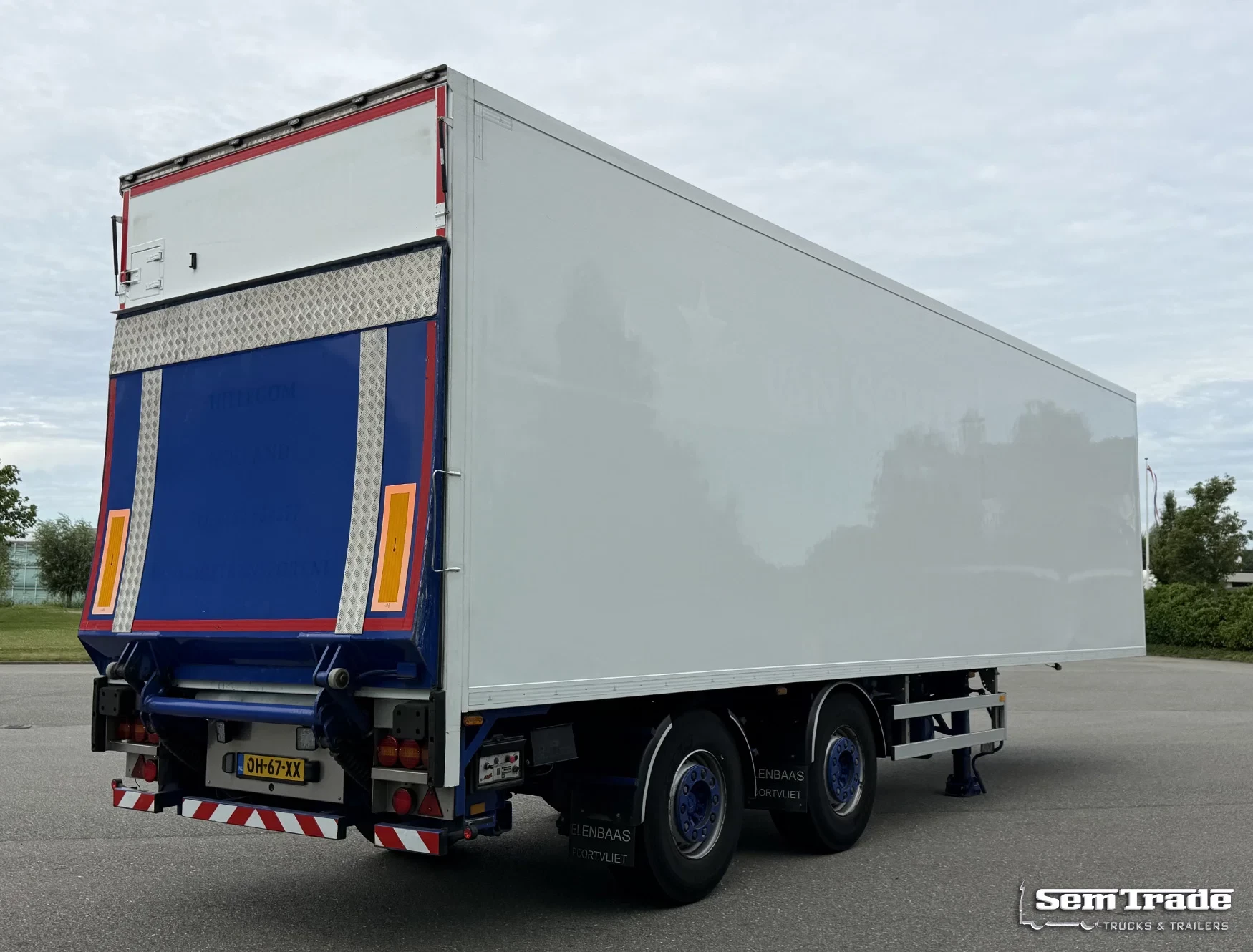 Samro 2005 - ISO BOX THERMO KING ONLY 846 ENGINE HOURS STEERING AXLE TAIL LIFT NL-TRAILER IN SUPER CONDITION afbeelding 5