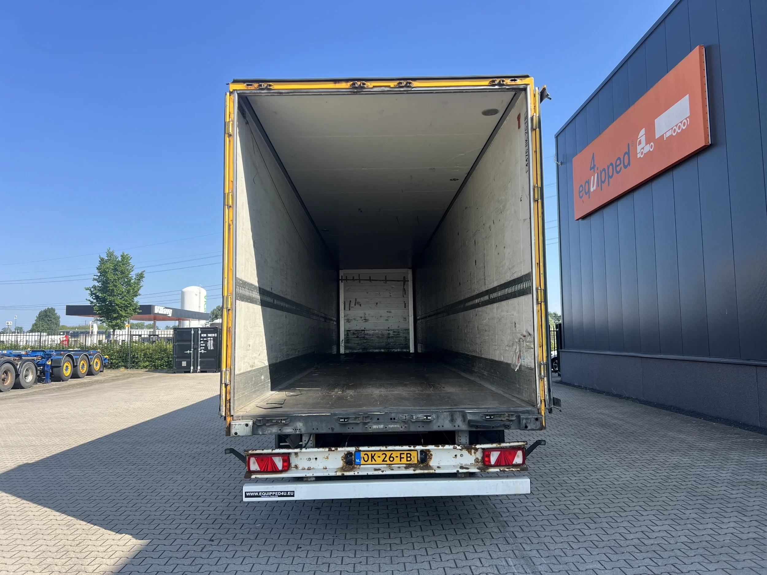 Schmitz Cargobull SKO 24 2008 - SKO24 / SAF trommelremmen / gegalvaniseerd / binnenhoogte: 2,80 m / NL oplegger,/ damaged - PRICE REDUCTION afbeelding 15