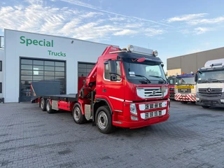 Volvo FM 430 2011 - 8x2 / Euro 5 / Fassi F245A.25 / Machine-transporter / Oprijwagen afbeelding 3 miniatuur