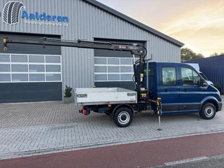 Volkswagen Crafter 2019 - Doka, Crane HIAB T DUO 023- 3, Only 36.000 Km afbeelding 2 miniatuur
