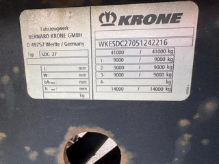 Krone SDC 27 2005 - N/A afbeelding 8