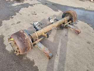 ROR TRAILER AXLE SINGLE TIRE DRUM 2000 afbeelding 2 miniatuur