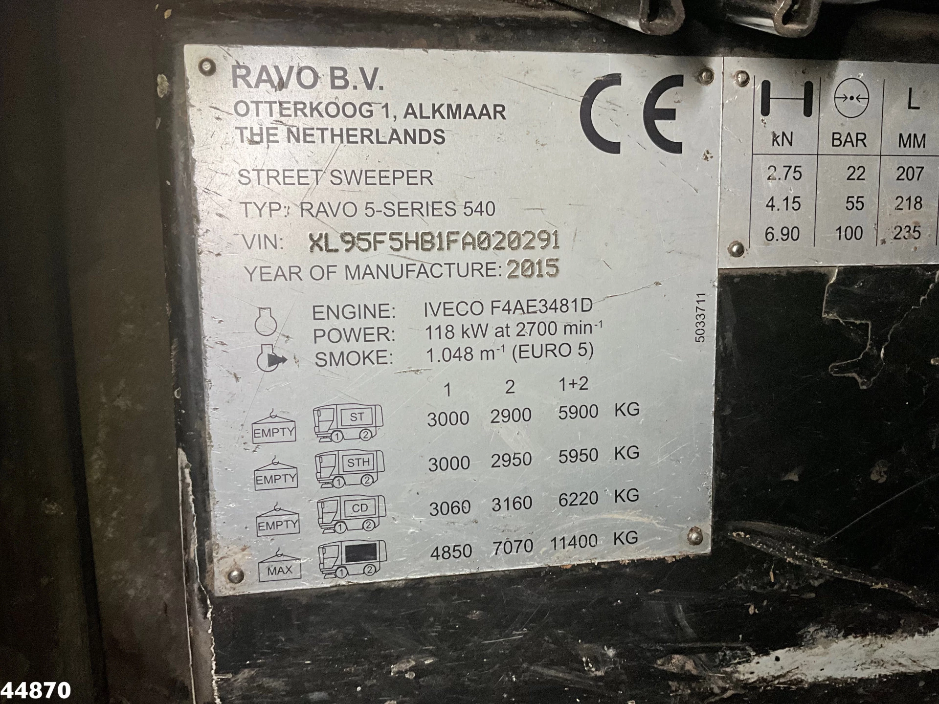 Ravo 540 with 3-rd brush 2015 Bild 16