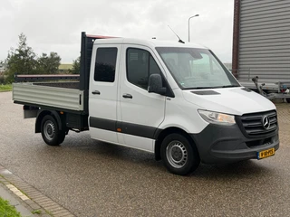 Mercedes-Benz Sprinter 2021 - 314CDI Dubbelcabine Openlaadbak Airco Cruisecontrol AppleCarplay afbeelding 3 miniatuur