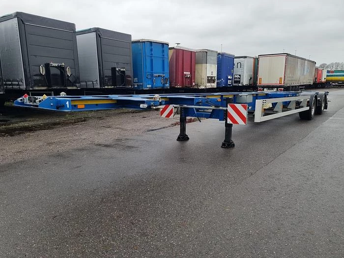 Van Hool A2C001 - container- CHASSIS-55 foot plus 2 X 20 FOOT -ADR- BPW DISC- 2 pieces financiering mogelijk. 2019 imagem 7