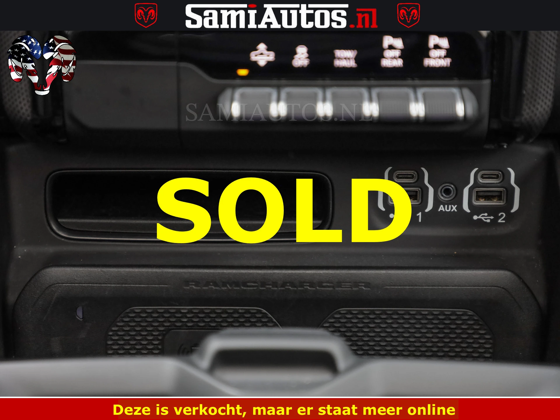 Dodge Ram 1500 2022 - LIMITED NIGHT | BOM VOL | HUD | MWK | LUCHTVERING | PANODAK | afbeelding 57