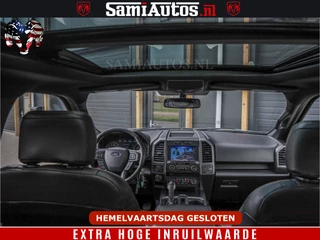 Ford F-150 2018 - 5.0 V8 4X4 | MAT OLIVE GREEN | BIJTELLING VRIJ | ZEER DIK | CAMERA | 3500KG | PANORAMA | LEDER | GO RHINO ROLLBAR | afbeelding 43