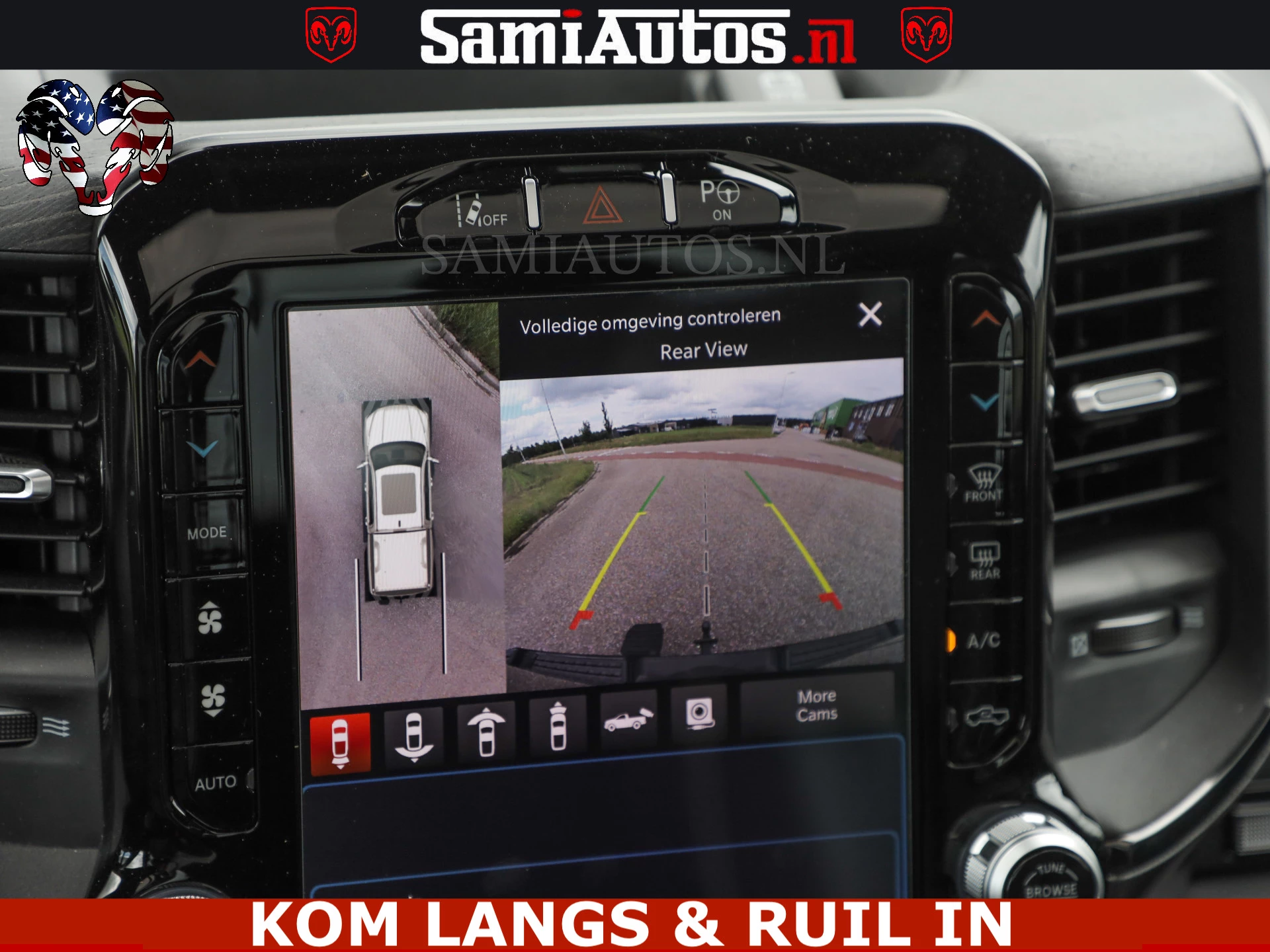 Dodge Ram Pick-Up 2024 - LIMITED HULK | 5.7 V8 402PK HEMI | RAM VOL | HUD | LUCHTVERING | PANO | MWK KLEP | DC | 5 PERS | afbeelding 24