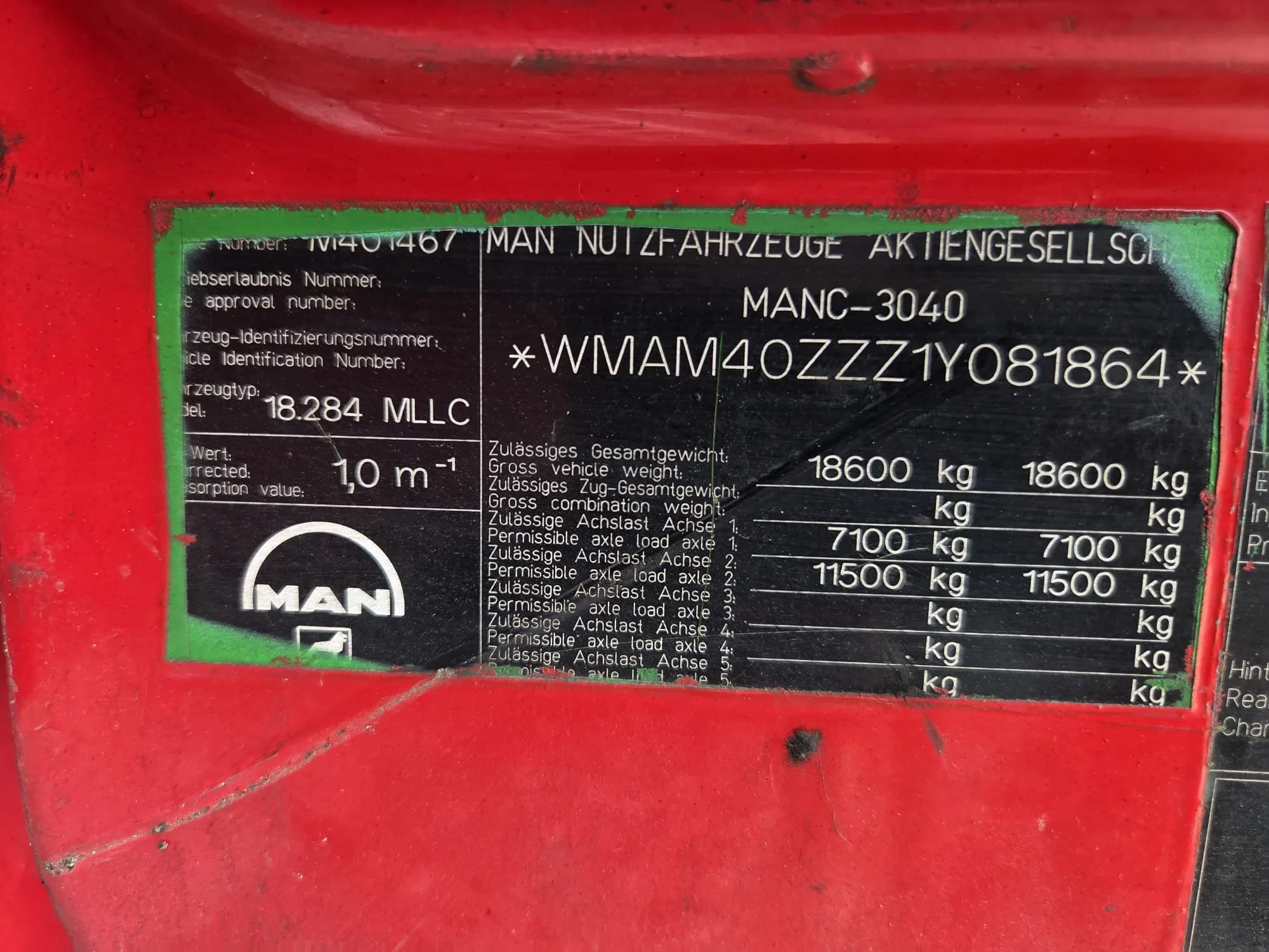 MAN 2001 - 18.284 MLLC NL TRUCK afbeelding 18