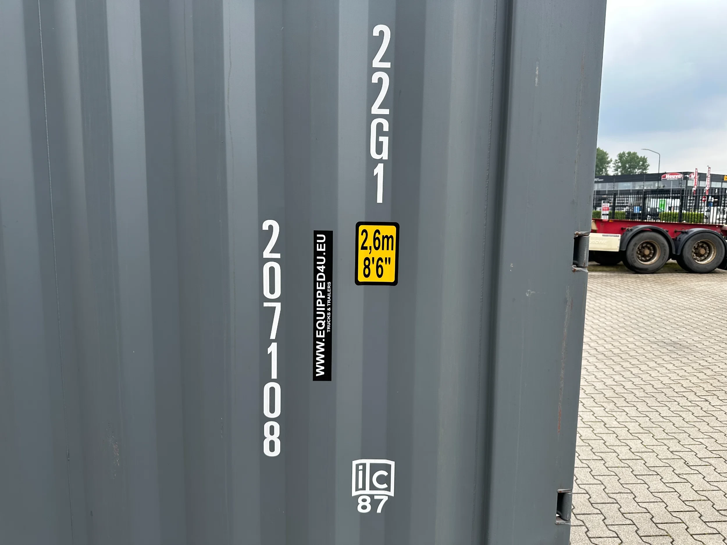 2026 - NEW (ONE-WAY) 20FT ISO DV 8'6" STANDARD container, 6x available obrázek 13