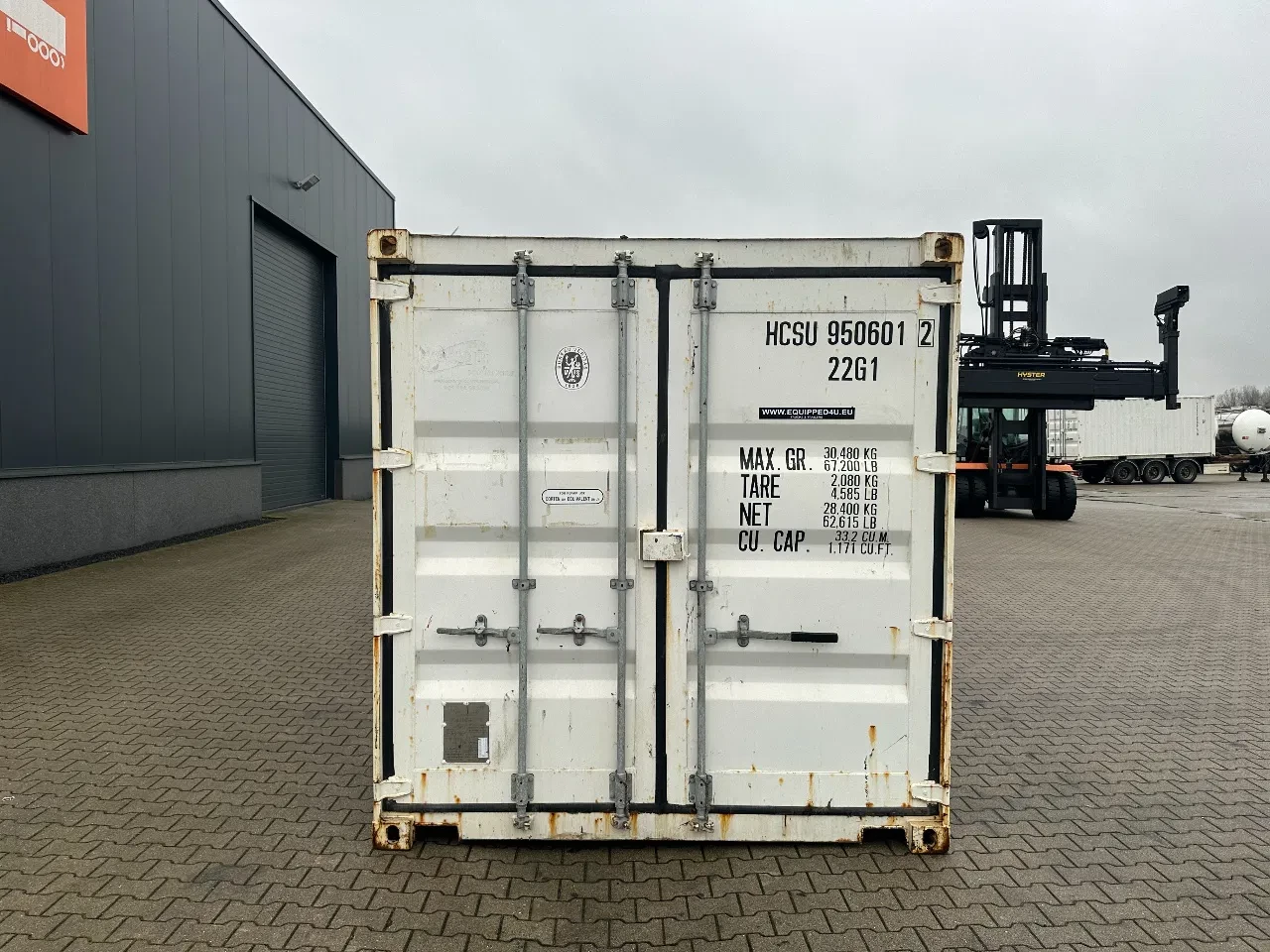 2022 - nice 20FT DV 8'6" container with valid CSC: 01/2028 / 2x available obrázek 6