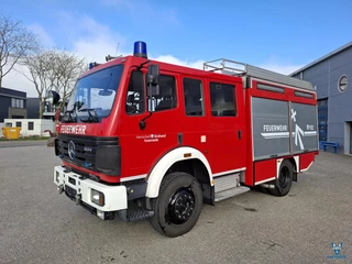 Mercedes-Benz 1224 AF 1998 - / 4X4 / GERMAN FIRE TRUCK / 9 PERSONS / ONLY:118655 KM / FULL-STEEL / DRUM BRAKES / !!MARGE!! / POMP / MANUAL / 1998 te koop