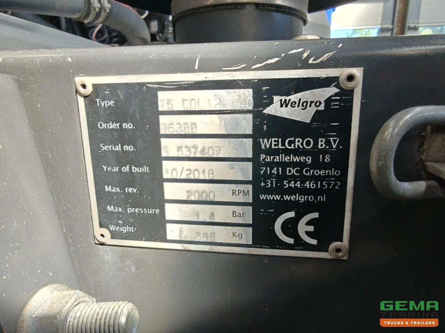 Welgro T5 CDL 12L 140 2018 afbeelding 15