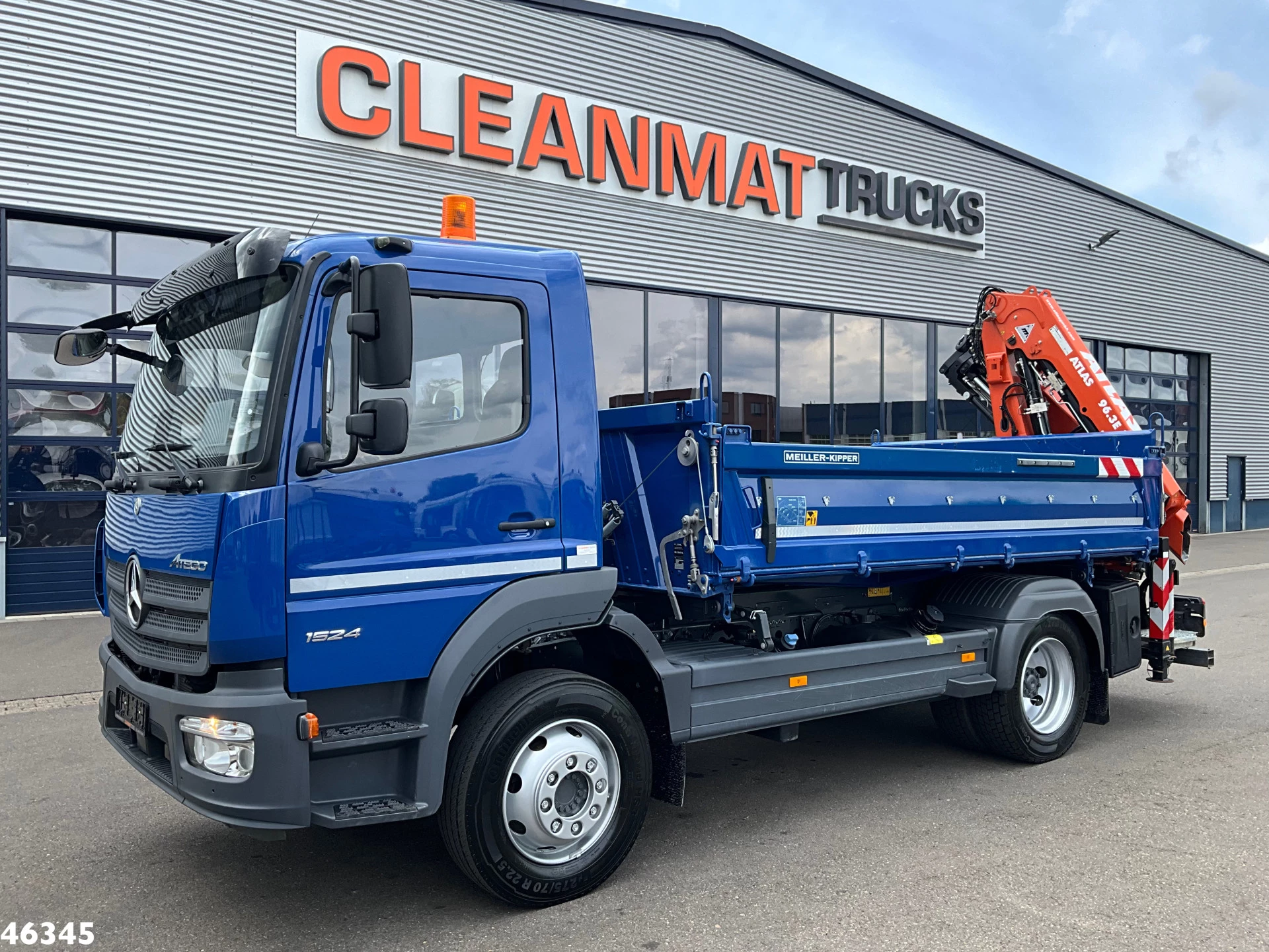 Mercedes-Benz Atego 2023 - 1524 Euro 6 Atlas 10 Tonmeter laadkraan Just 1.858 km! NEW & UNUSED! изображение 2