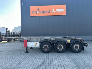 Van Hool 2010 - 20FT ADR CHASSIS / galvanized / MB DISC / 2x liftaxle / ADR / ALCOA / empty weight: 3.300kg / NL-chassis afbeelding 2 miniatuur