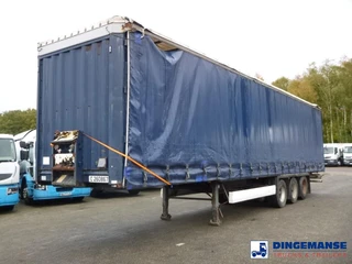 Krone Curtain side trailer double stock 97 m3 2008 en venta