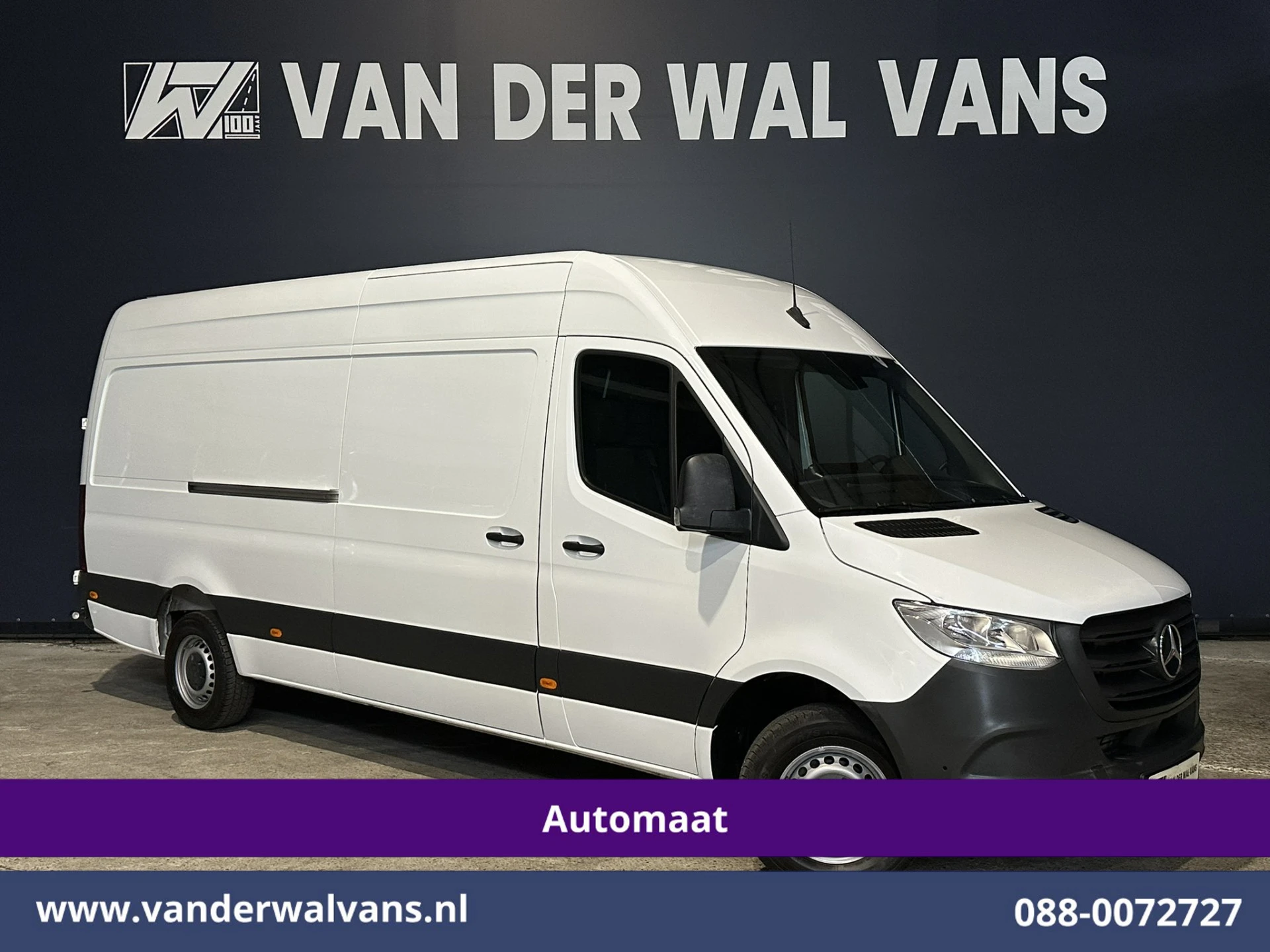 Mercedes-Benz Sprinter 2021 - 317 CDI 170pk 9G-Tronic Automaat L3H2 Euro6 Airco | Camera | XXL MBUX | Navigatie | Apple Carplay afbeelding 1