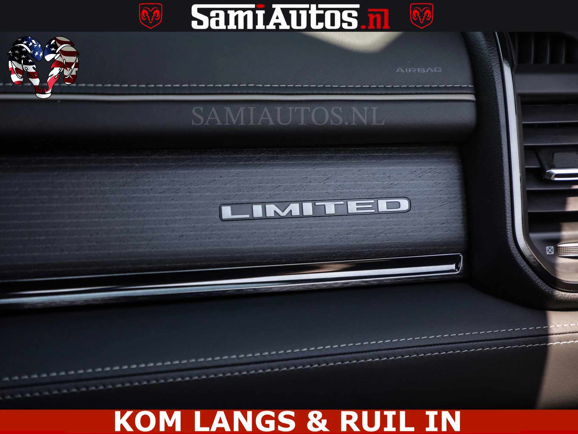 Dodge Ram Pick-Up 2024 - LIMITED HULK | 5.7 V8 402PK HEMI | RAM VOL | HUD | LUCHTVERING | PANO | MWK KLEP | DC | 5 PERS | afbeelding 87