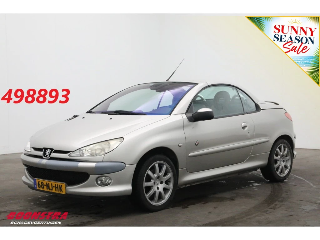 Peugeot 206 2003 - CC 1.6-16V Roland Garros Hardtop Clima Leder afbeelding 1