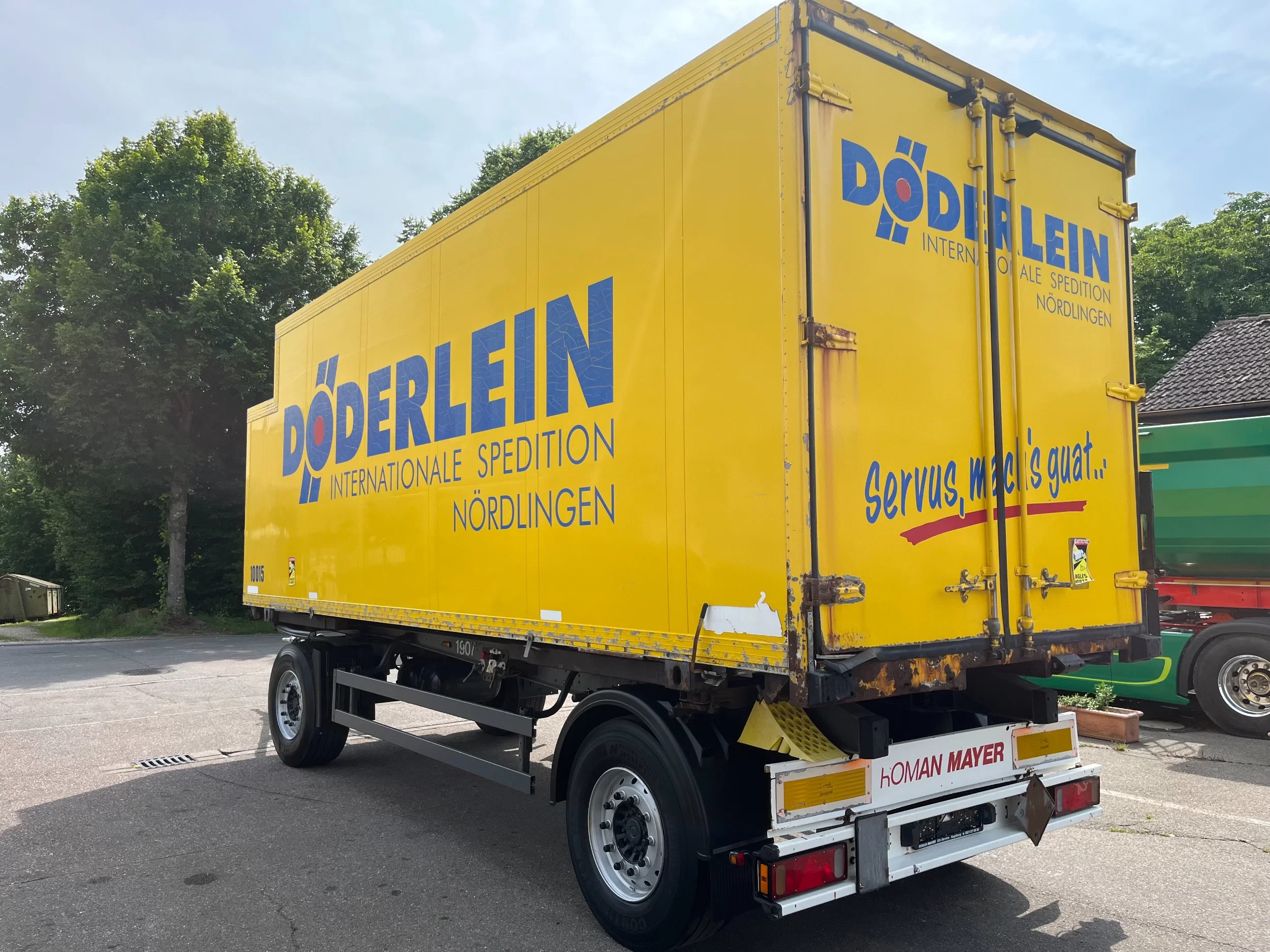 Schmitz Cargobull 2004 - 4x WKO Lafette mit Tiefkühlkoffer-Wechselbrücke immagine 3