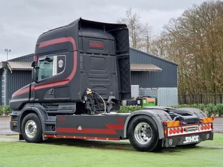 Scania T 2002 - T164-580 V8 Topline 4x2 - Original Torpedo/Hauber - Retarder - 4.70 WB - PTO/Hydraulic - Light bar - Leather seats obrazek 6