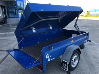 Stema N/A - Enkel as Dekselwagen - 750 kg - Blauw afbeelding 2
