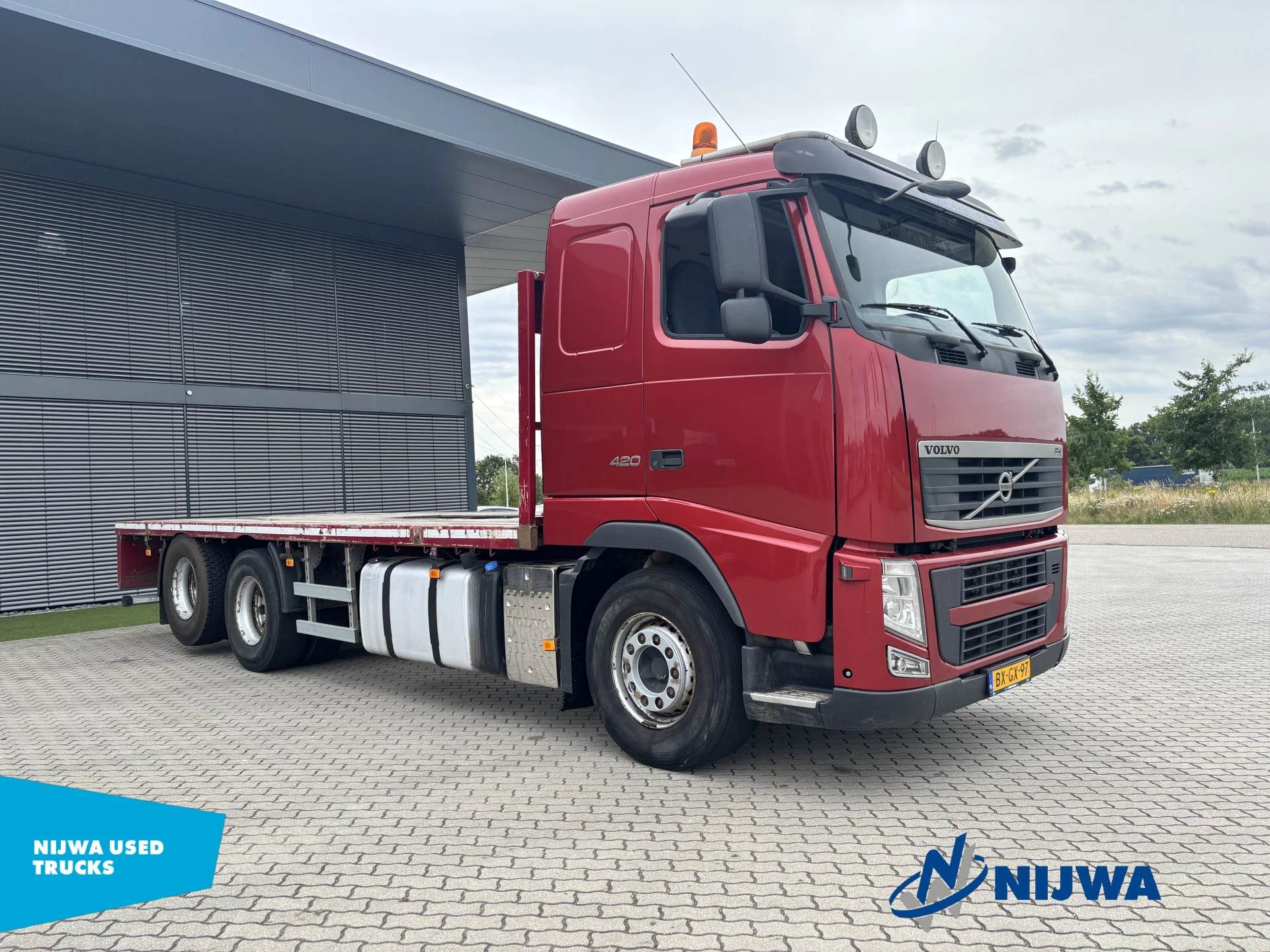 Volvo FH 2009 - 420 6x2 Vangmuil + Standkachel afbeelding 2