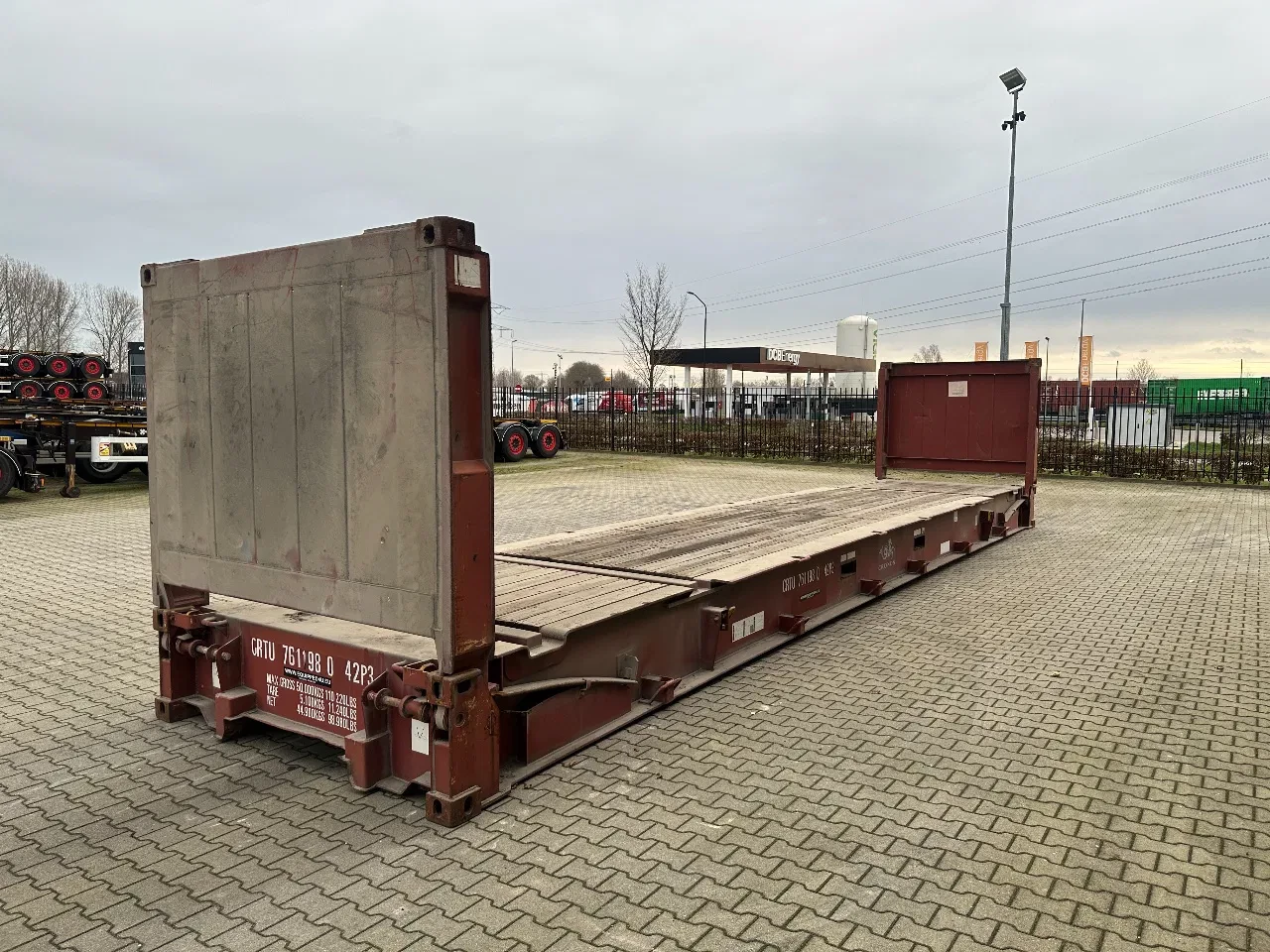 CIMC 2008 - 40FT FLATRACK FLUSH FOLDING / CSC: 10/2027 / 10x available afbeelding 4