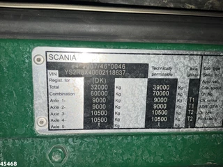 Scania R 2016 - 490 8x4 Euro 6 Effer 140 Tonmeter laadkraan + Fly-Jib Just 283.508 km obrazek 35