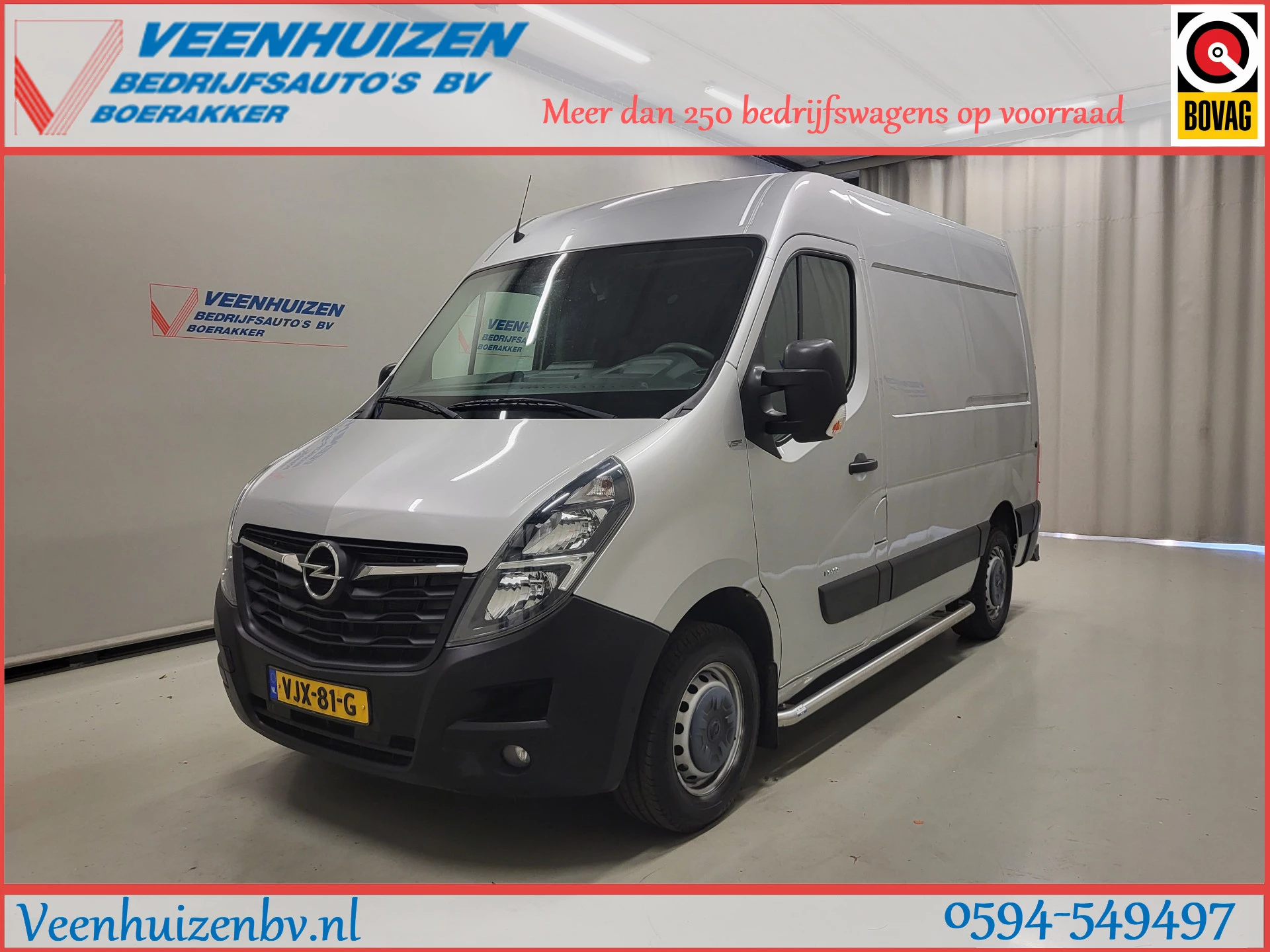 Opel Movano 2021 - 2.3Turbo 180pk L1/H2 Automaat Trekhaak Euro 6! afbeelding 1
