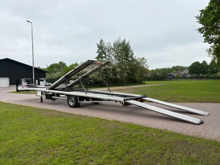 VF minitrailer OP66TP 2000 - Be oplegger ambulance auto transporter met Lier obrazek 1