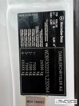 Mercedes-Benz Actros 2008 - 2541 afbeelding 11