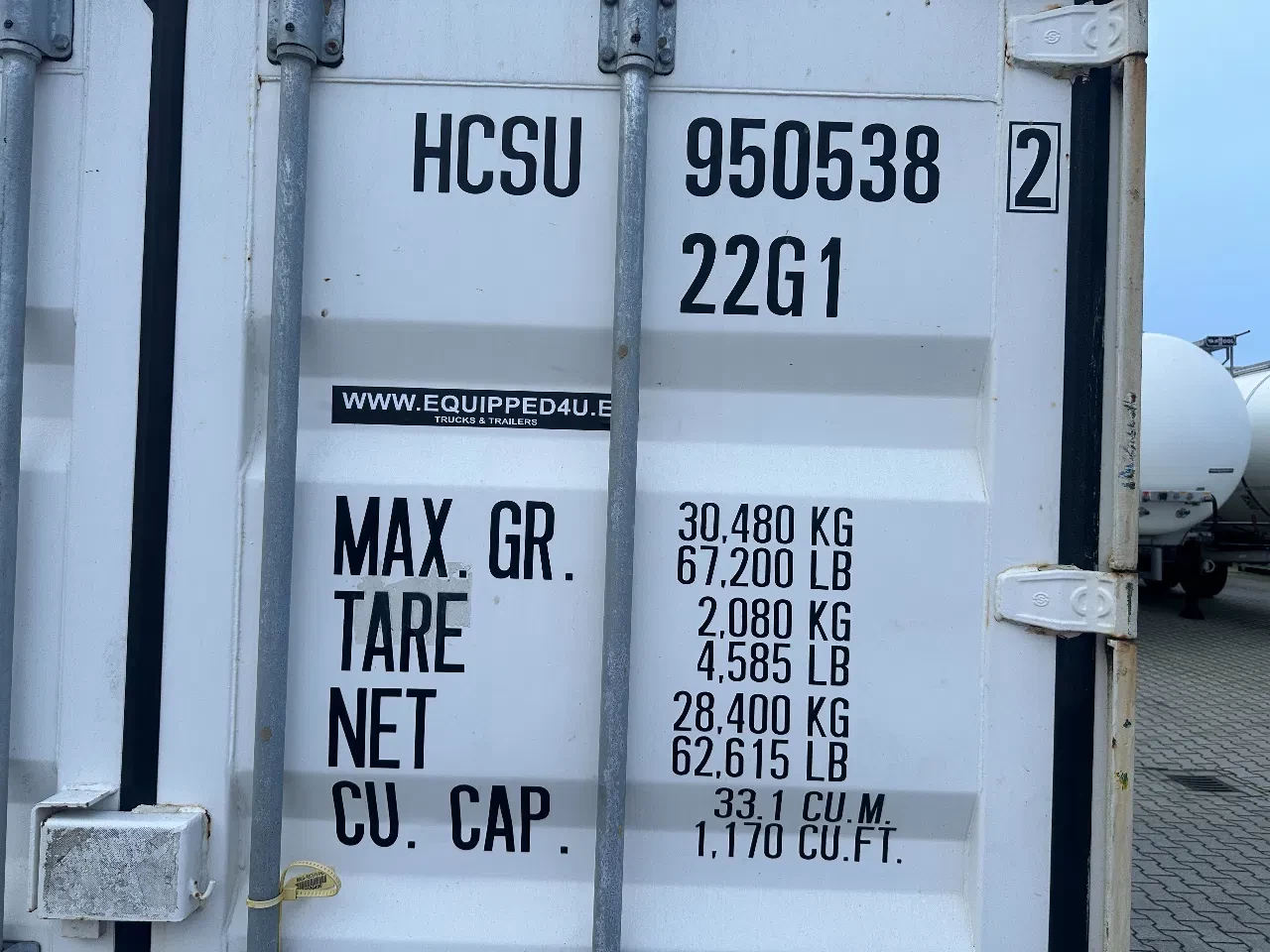 2019 - nice 20FT DV 8'6" container with valid CSC: 02/2029 immagine 13