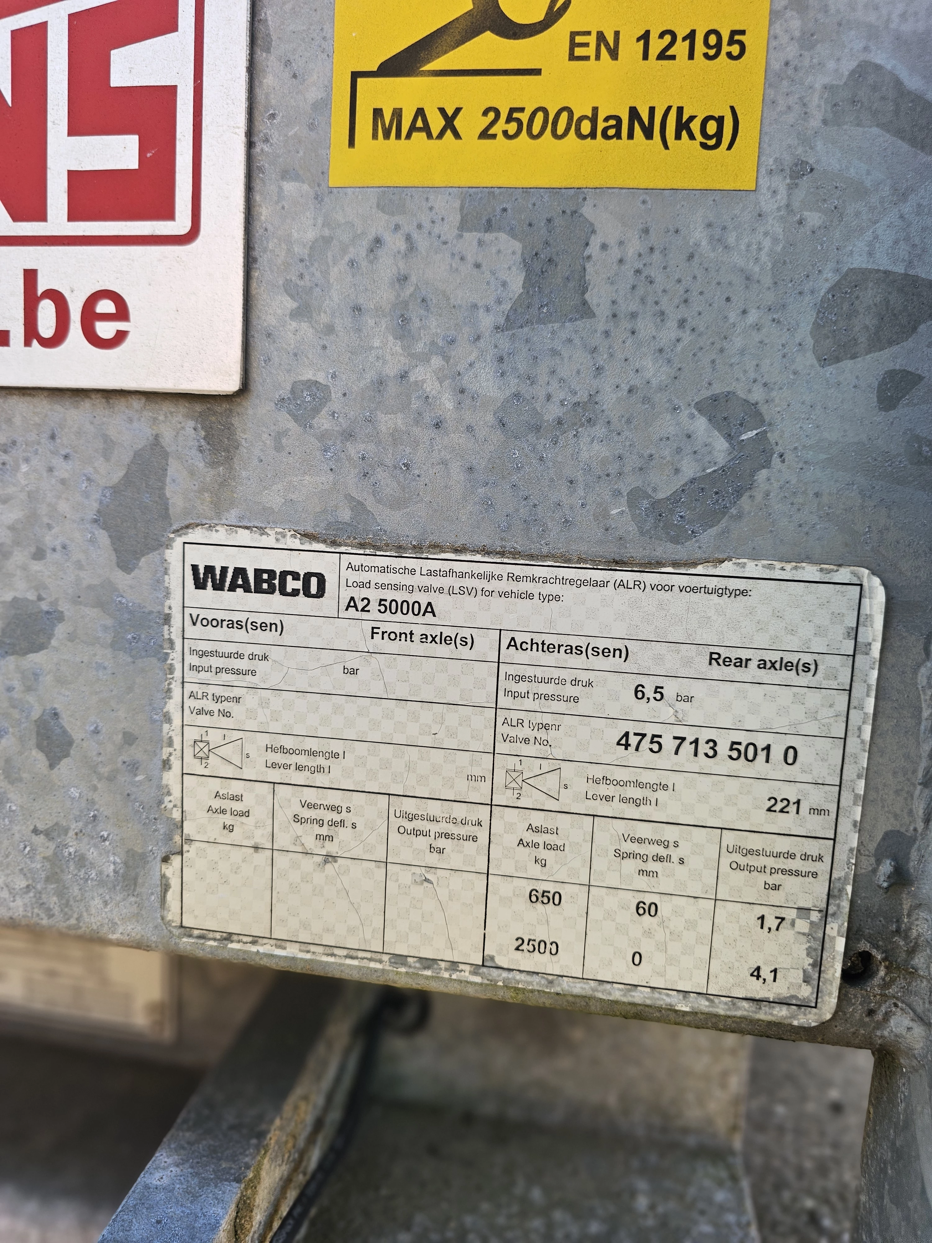 NOOYENS A2/555A DIEPLADER/ GALVANISED. 2010 afbeelding 5