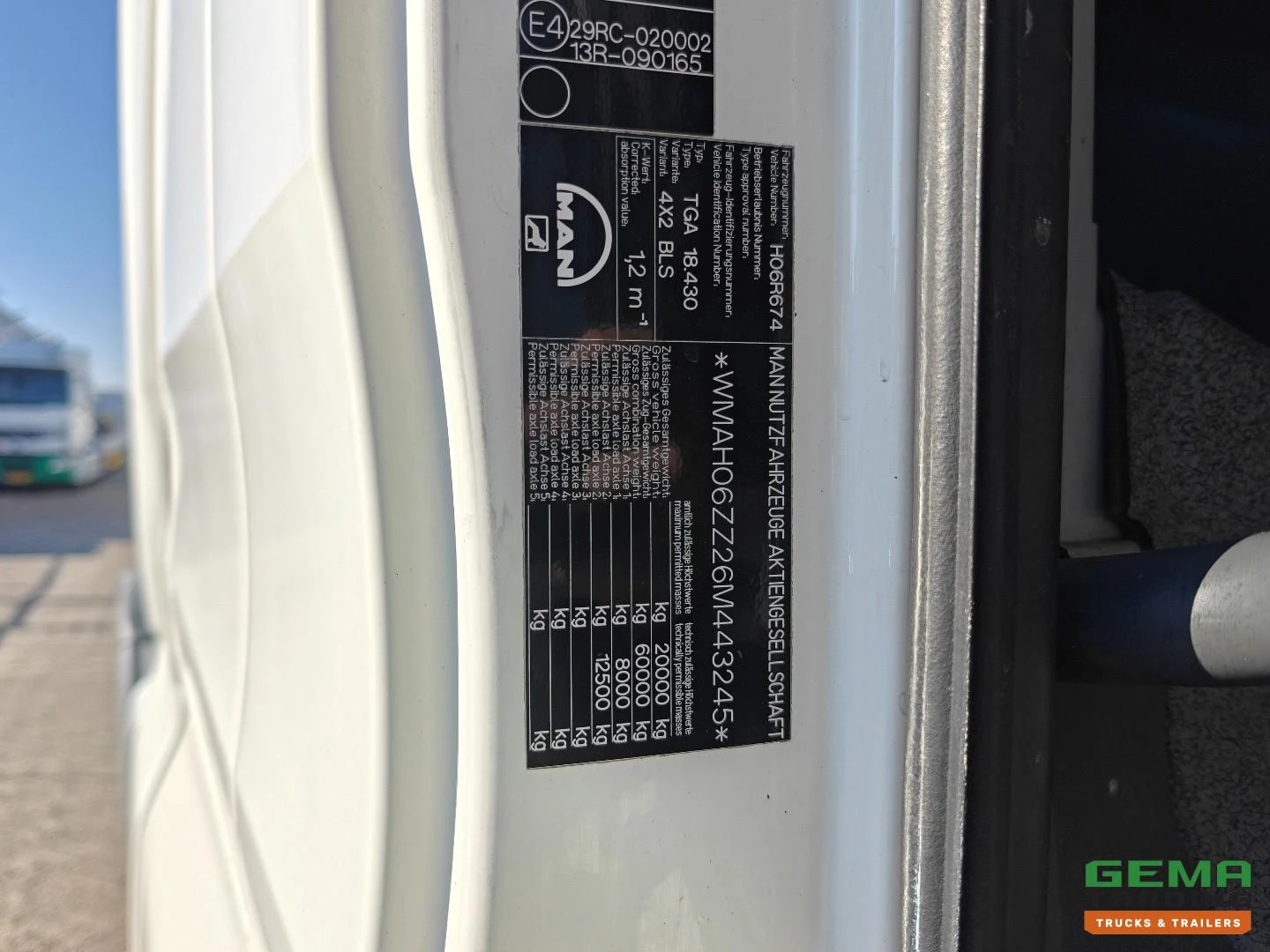 MAN TGA 2006 - 18.430 4X2 BLS immagine 16