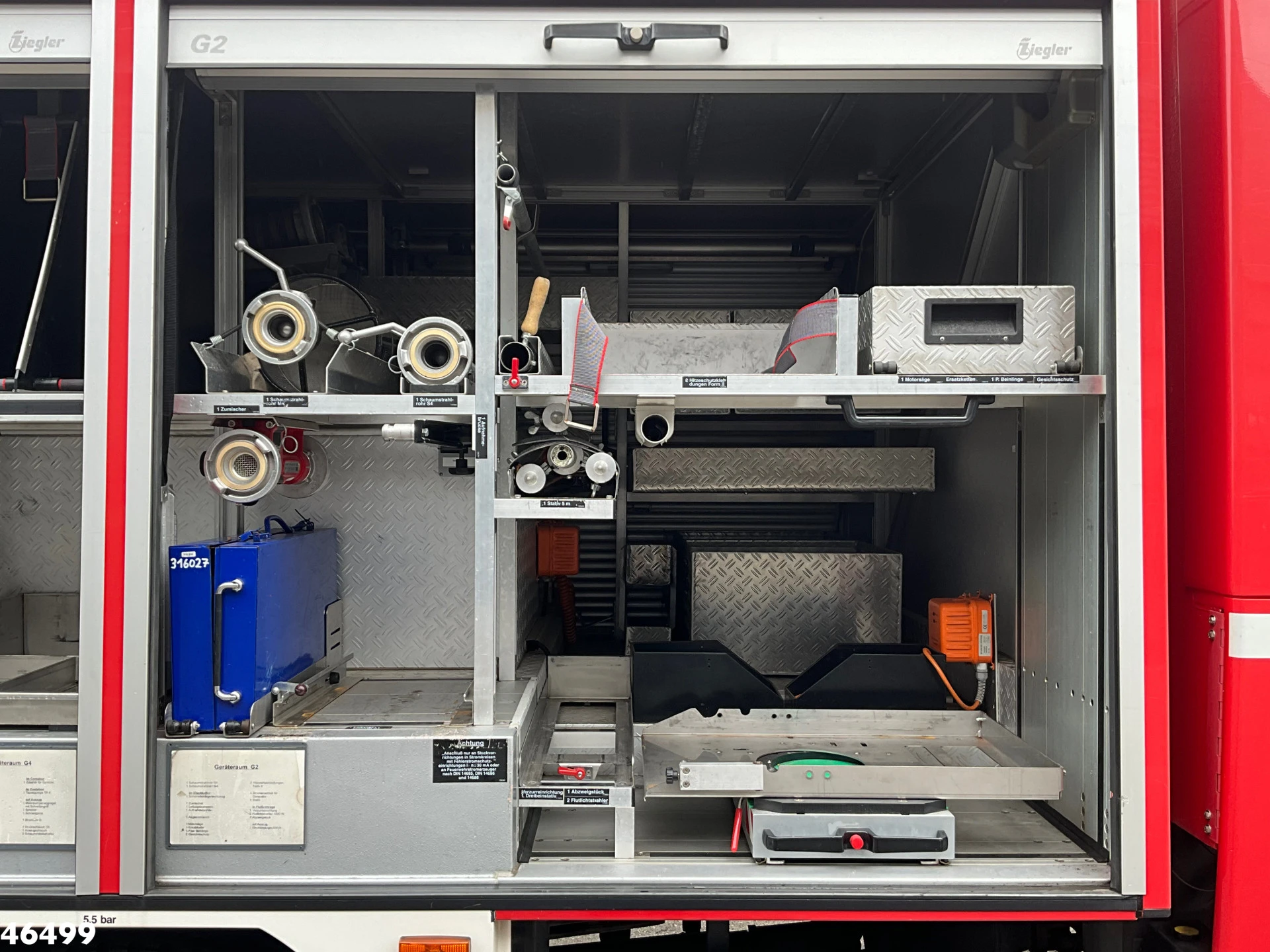 Mercedes-Benz Atego 2002 - 918 4x4 ZIEGLER Brandweer / materiaalwagen Just 17.693 km! afbeelding 15